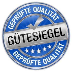 Gütesiegel geprüfte Qualität