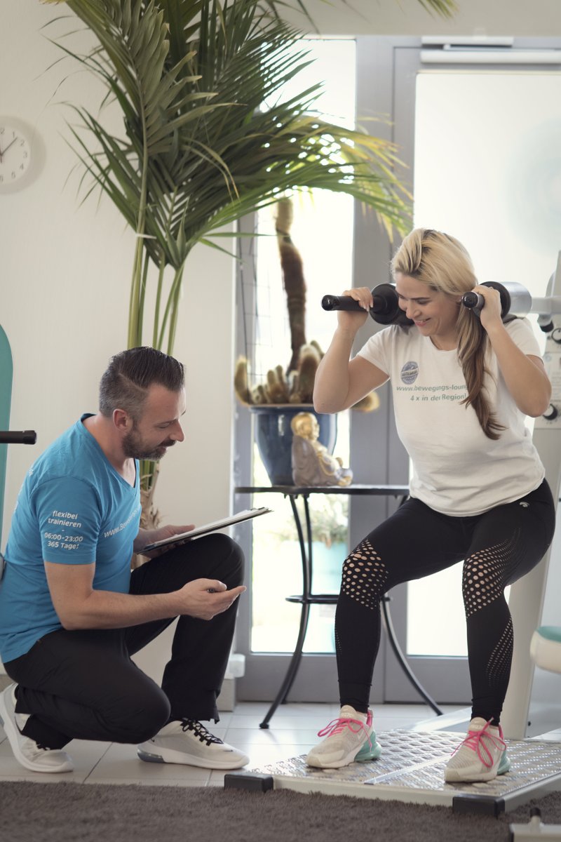 Persönliche Betreuung im Bewegungs-Lounge Studio